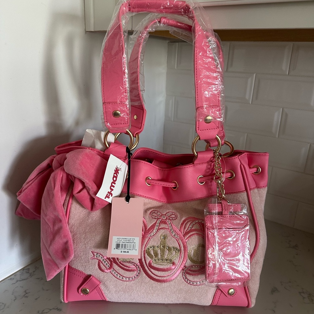Juicy Couture Pink daydreamer Tote Bag